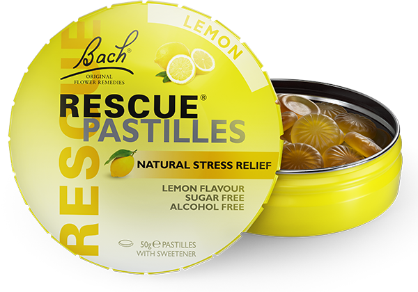 RESCUE, Pastilles Cassis, Orange-Sureau ou Citron, 50g – Image 3