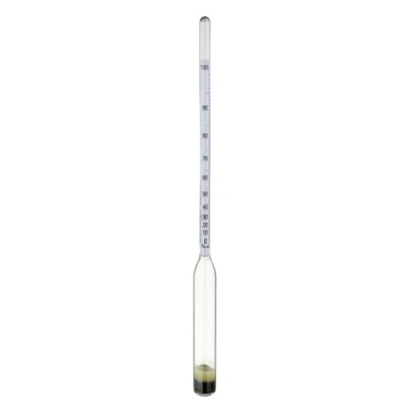Alcoomètre sans thermomètre 0-100°