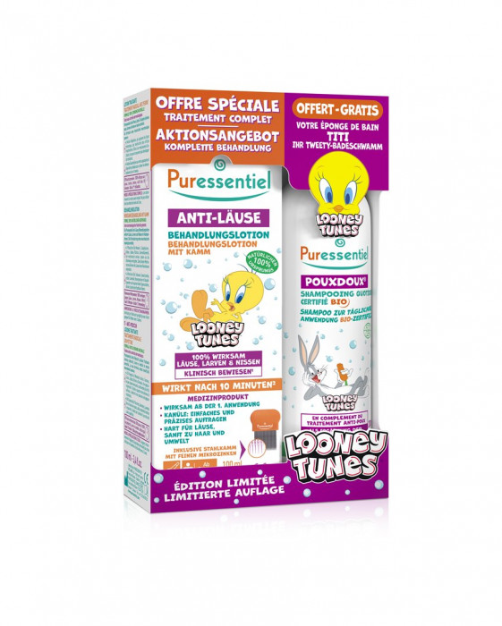Puressentiel, Coffret Anti-Poux, Lotion & Shampooing+1 cadeau