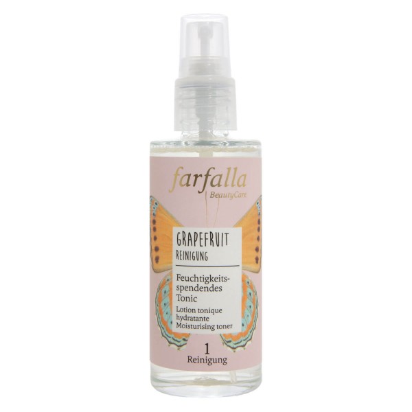 Farfalla Lotion tonique - Clarifie, vitalise, rafraichit - Grapefruit