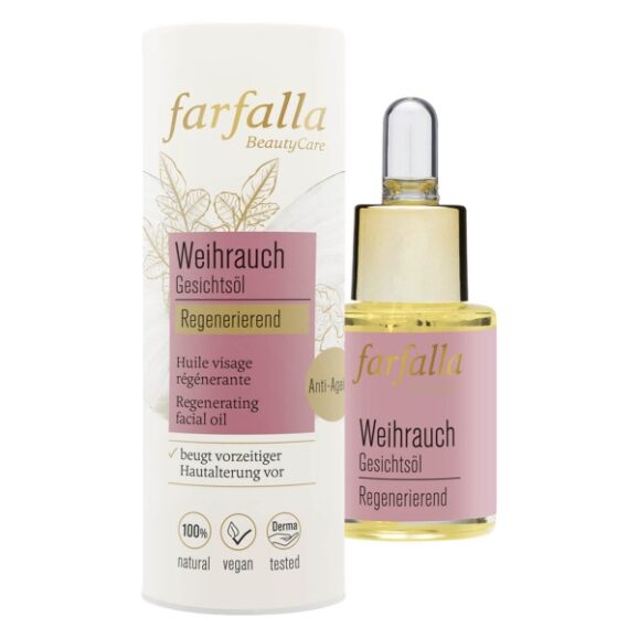 Farfalla - Huile visage régénerante - Weihrauch encens