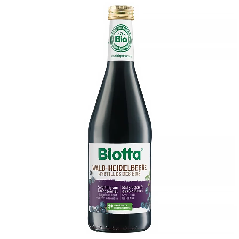 Biotta, Myrtilles des Bois, 500ml