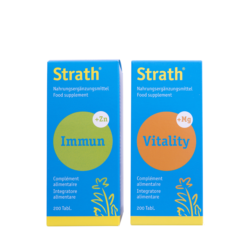 Strath IMMUN ou Strath VITALITY, comprimés