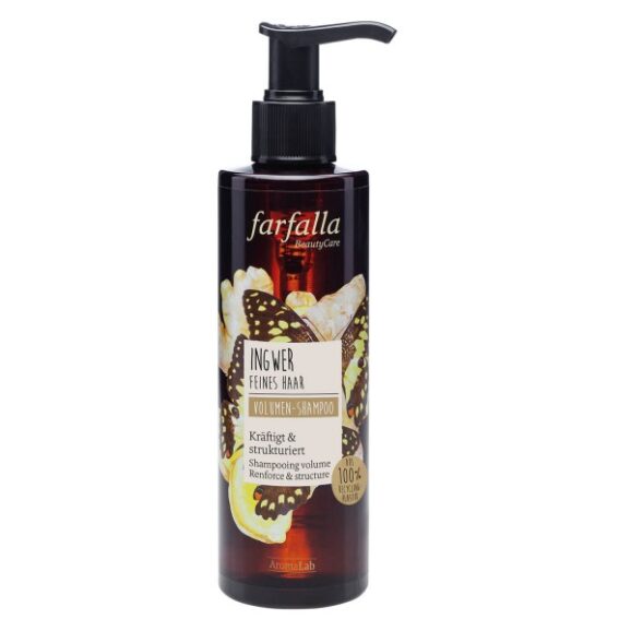 Farfalla Ingwer - Shampooing volume - Renforce et structure - Cheveux fins