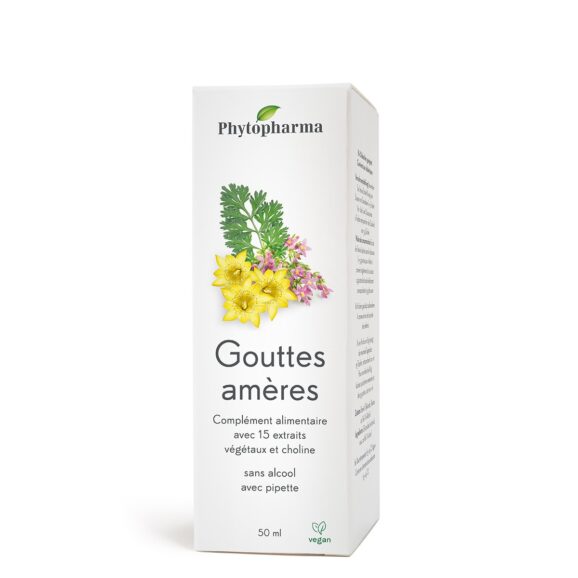 Phytopharma, Gouttes amères, 50ml