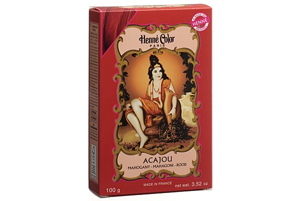 Henné Color Paris, Coloration Poudre Acajou 100g