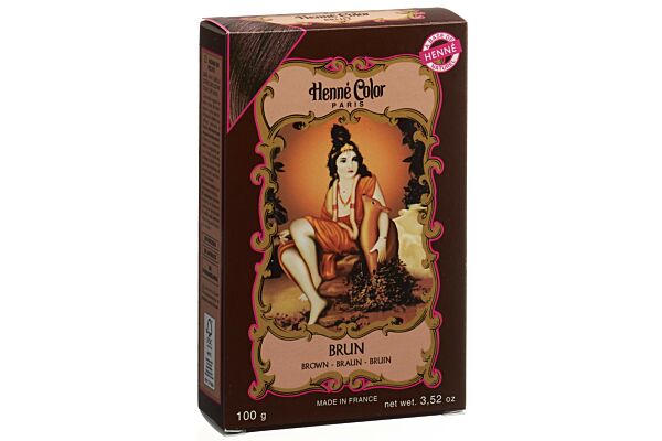 Henné Color Paris, Coloration Poudre Brun 100g
