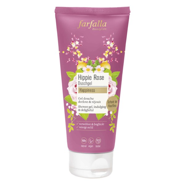 Farfalla Happiness - Gel douche Hippie Rose - Dorlote et réjouit