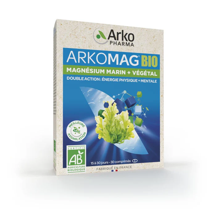 ARKOPHARMA Magnésium marin ampoules ou Double magnésium comprimés – Image 2