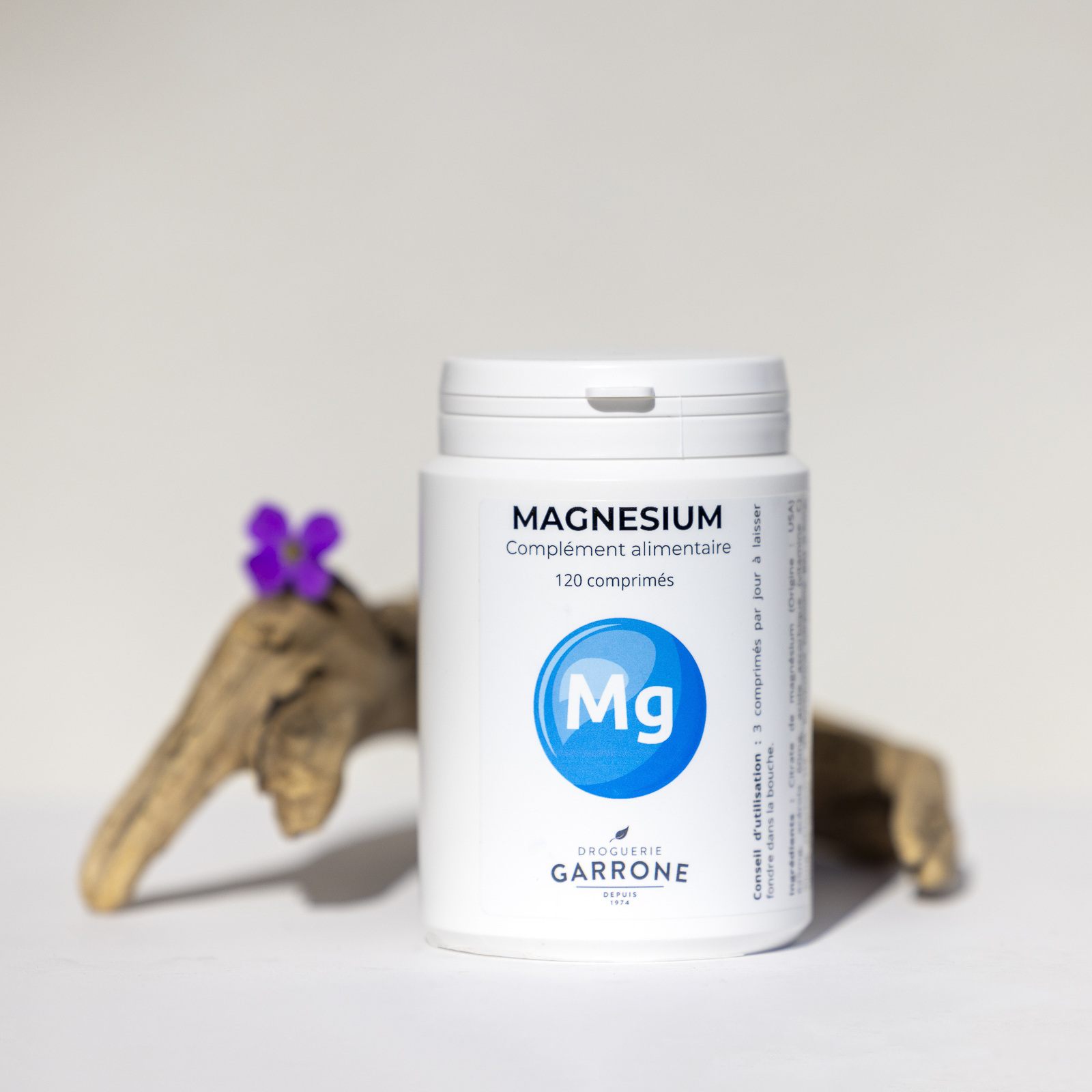 Magnésium, Citrate de magnesium,120 comprimés (nouveau)