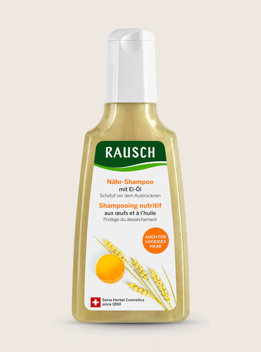 Rausch, Shampooing nutritif aux œufs et à l’huile, 200ml