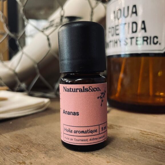 Arômes cosmétiques 100% d'origine naturelle, Naturals&Co, flacon de 5ml