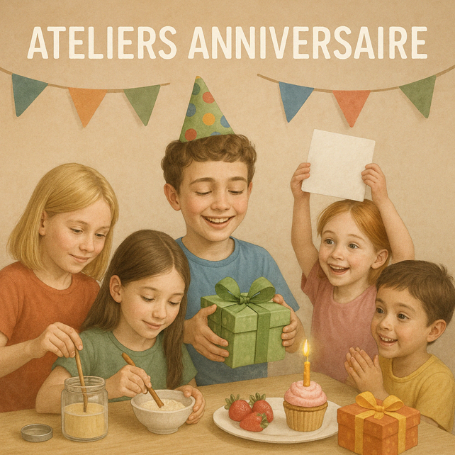 Atelier d'Anniversaire créatif Enfants