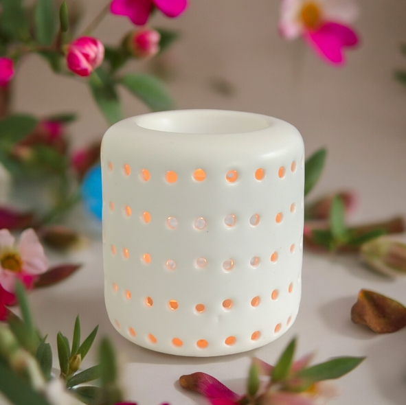 Brûle parfum COLISEO Blanc