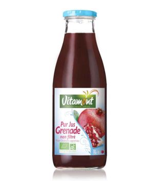 PUR JUS DE GRENADE non filtré bio, Vitamont, 250ml ou 1litre
