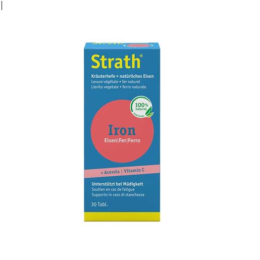 Strath IRON, avec fer, 30 comprimés
