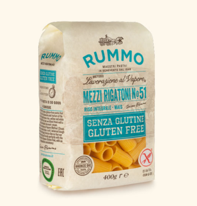 Rummo – Mezzi Rigatoni n°51 sans gluten, 400gr