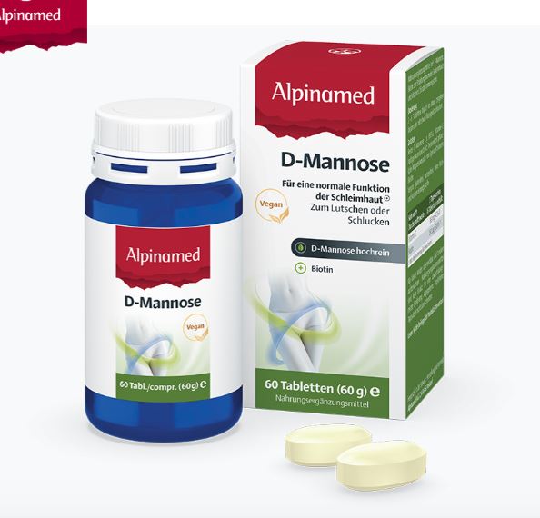 Comprimés de D-mannose Alpinamed, 60 comprimés