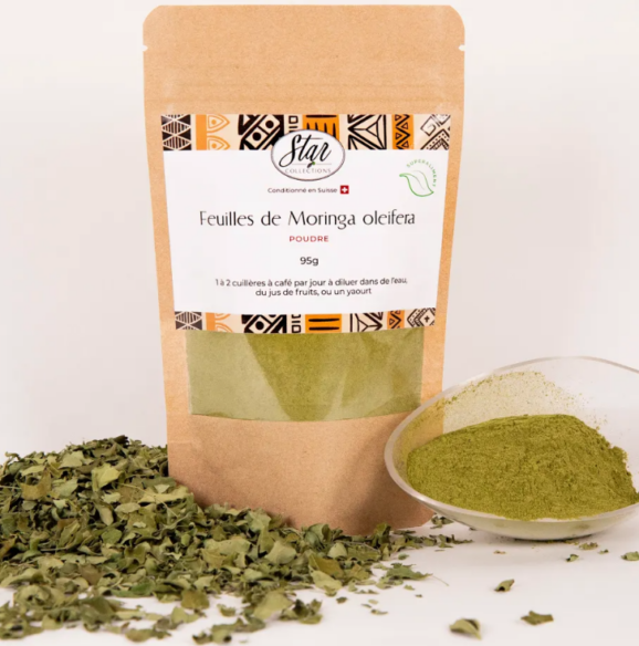 Star Collections, Feuilles de Moringa Poudre, 95g