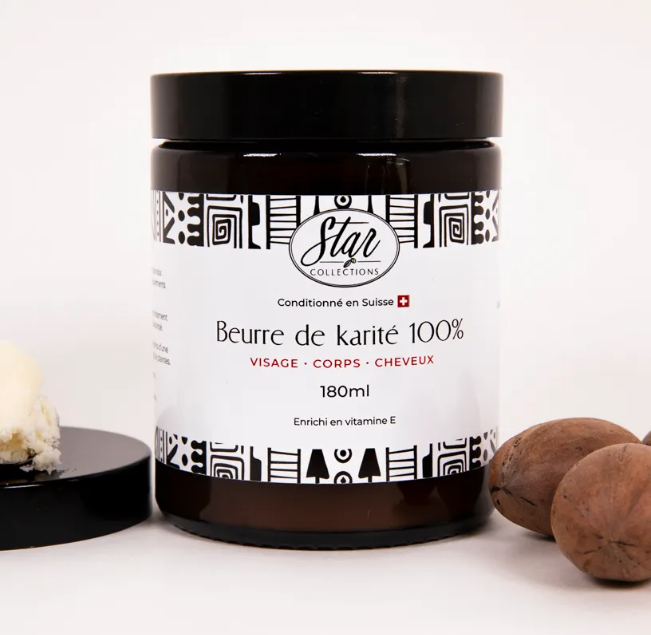 Star Collections, Beurre de Karité 100%, 180ml