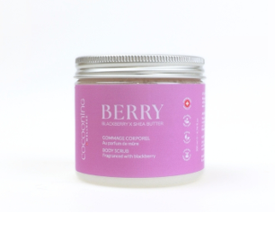 Gommage corporel au beurre de karité Cocooning, Berry, 200 ml
