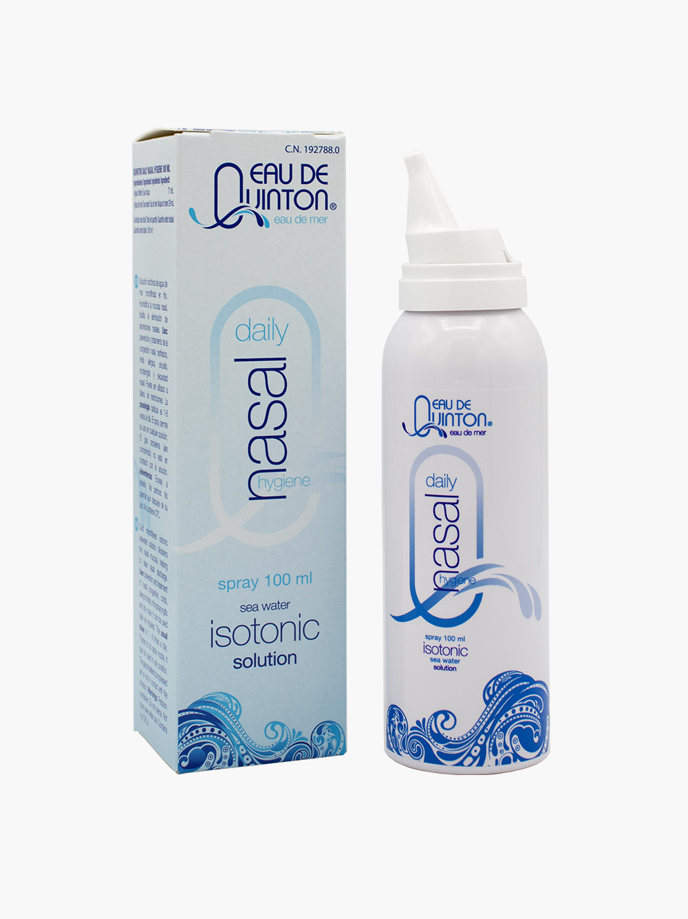 Quinton, Spray Nasal Solution Isotonique à base d'eau de mer, 100ml