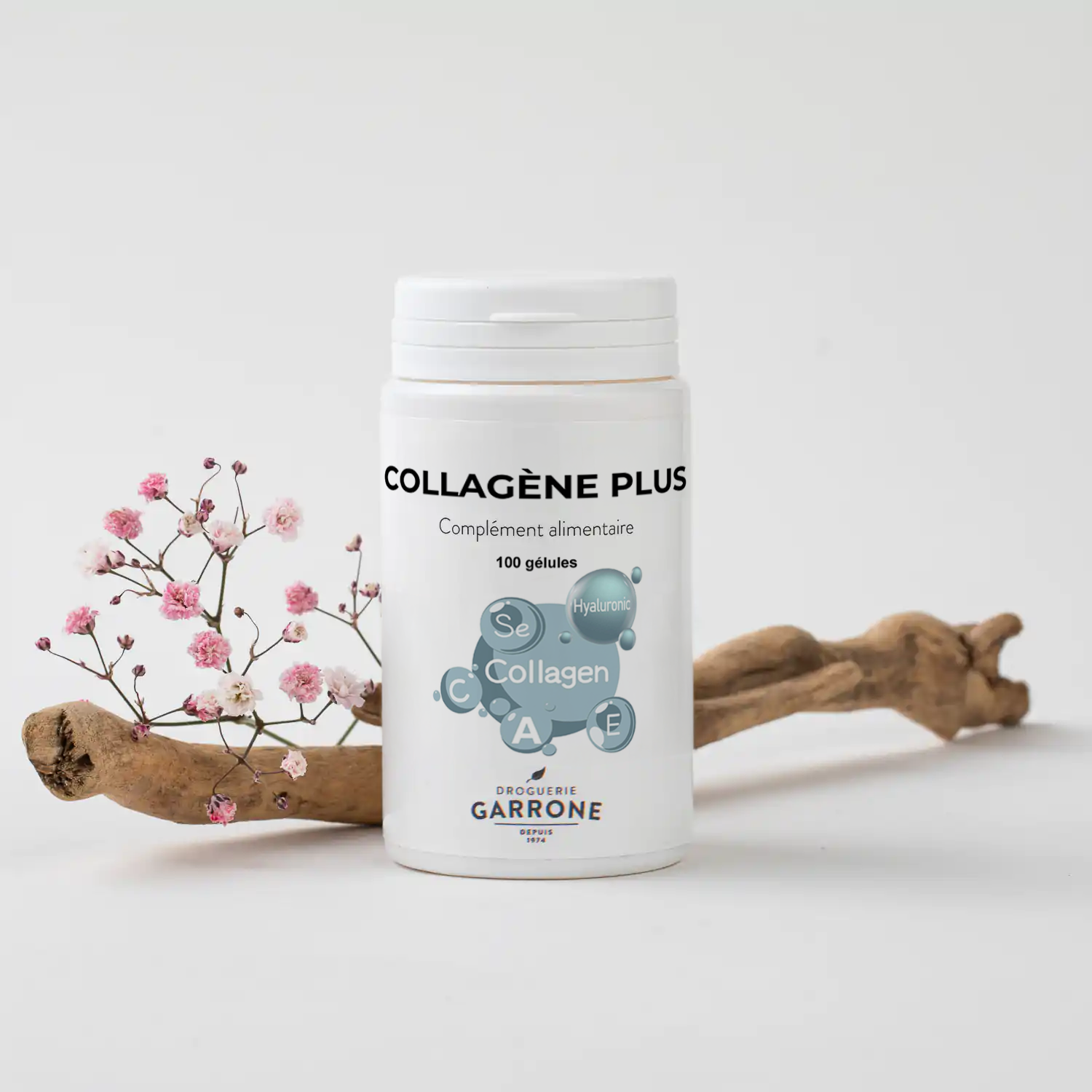 Collagène PLUS (Acide hyaluronique et Collagène Marin), 100 gélules