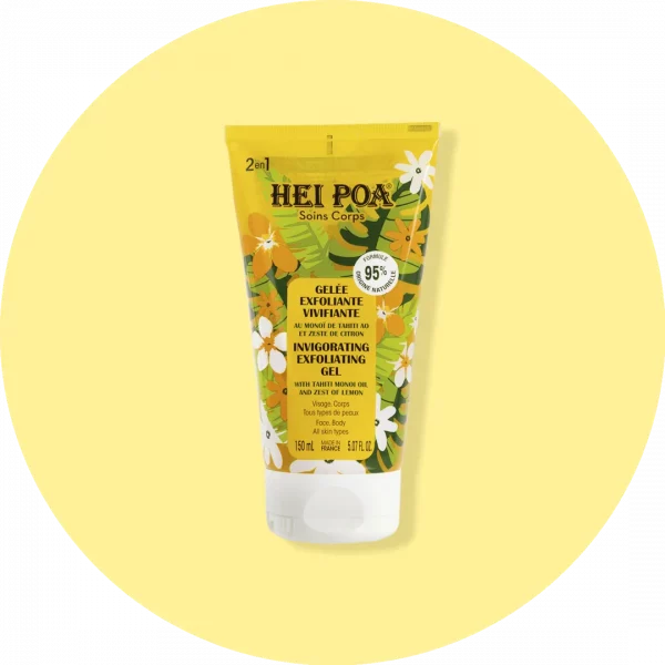 Hei Poa Gelée Exfoliante et Vivifiante au Monoï, 150ml