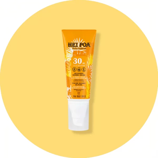 Hei Poa, Gel en Huile Invisible Solaire SPF 30, 100ml