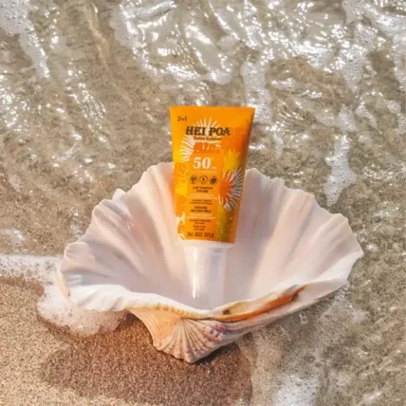 Hei Poa, Lait Solaire visage et corps SPF 50, 150ml