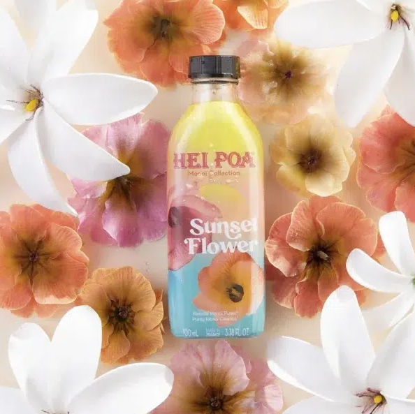 Hei Poa, Monoï Sunset Flower 100ml – Edition limitée