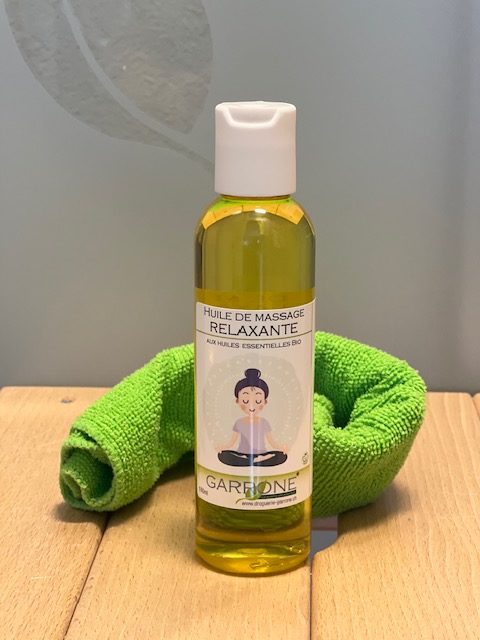 Huile de Massage Relaxante aux huiles essentielles, 160ml – Image 2
