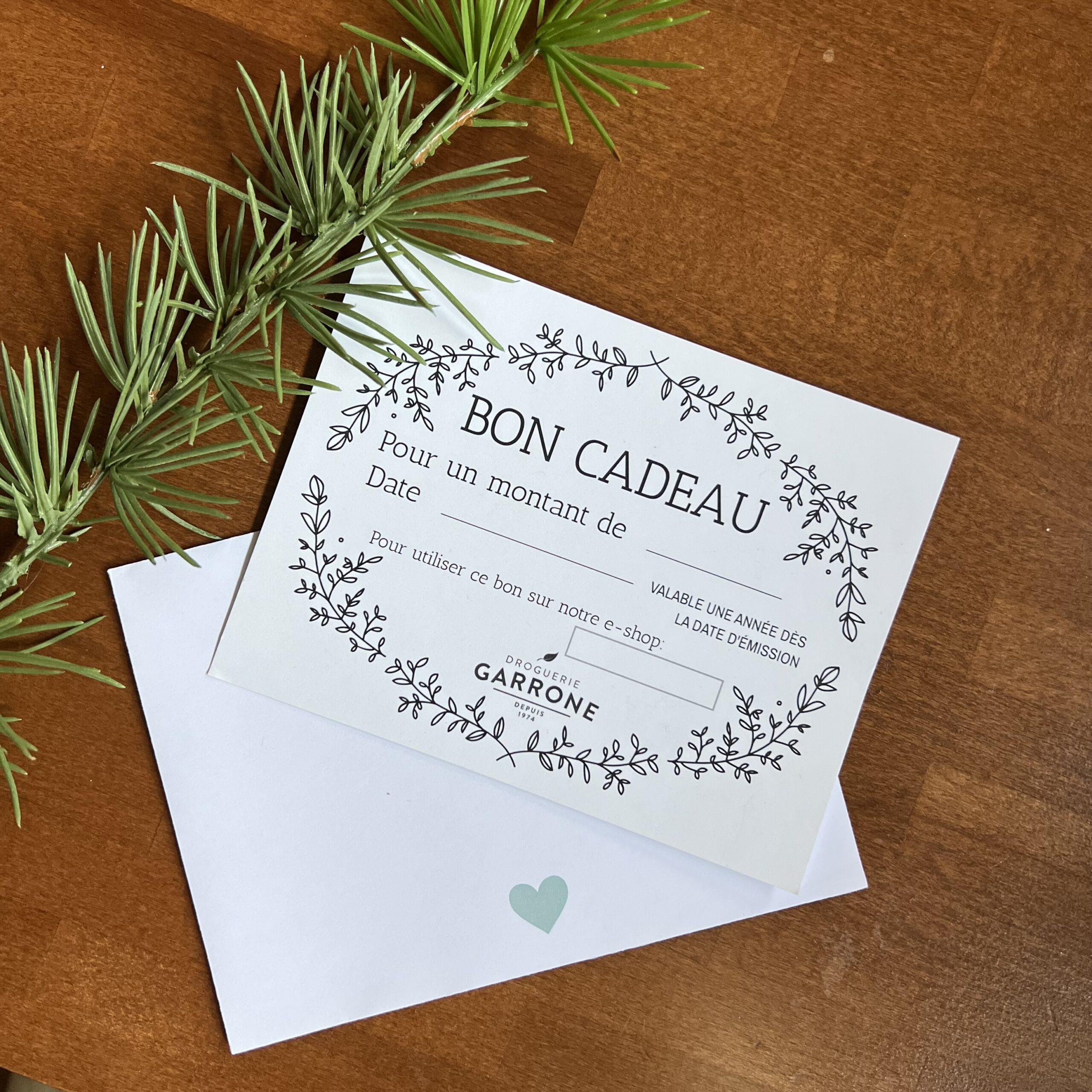 BONS CADEAUX à faire valoir en magasin ou sur le site