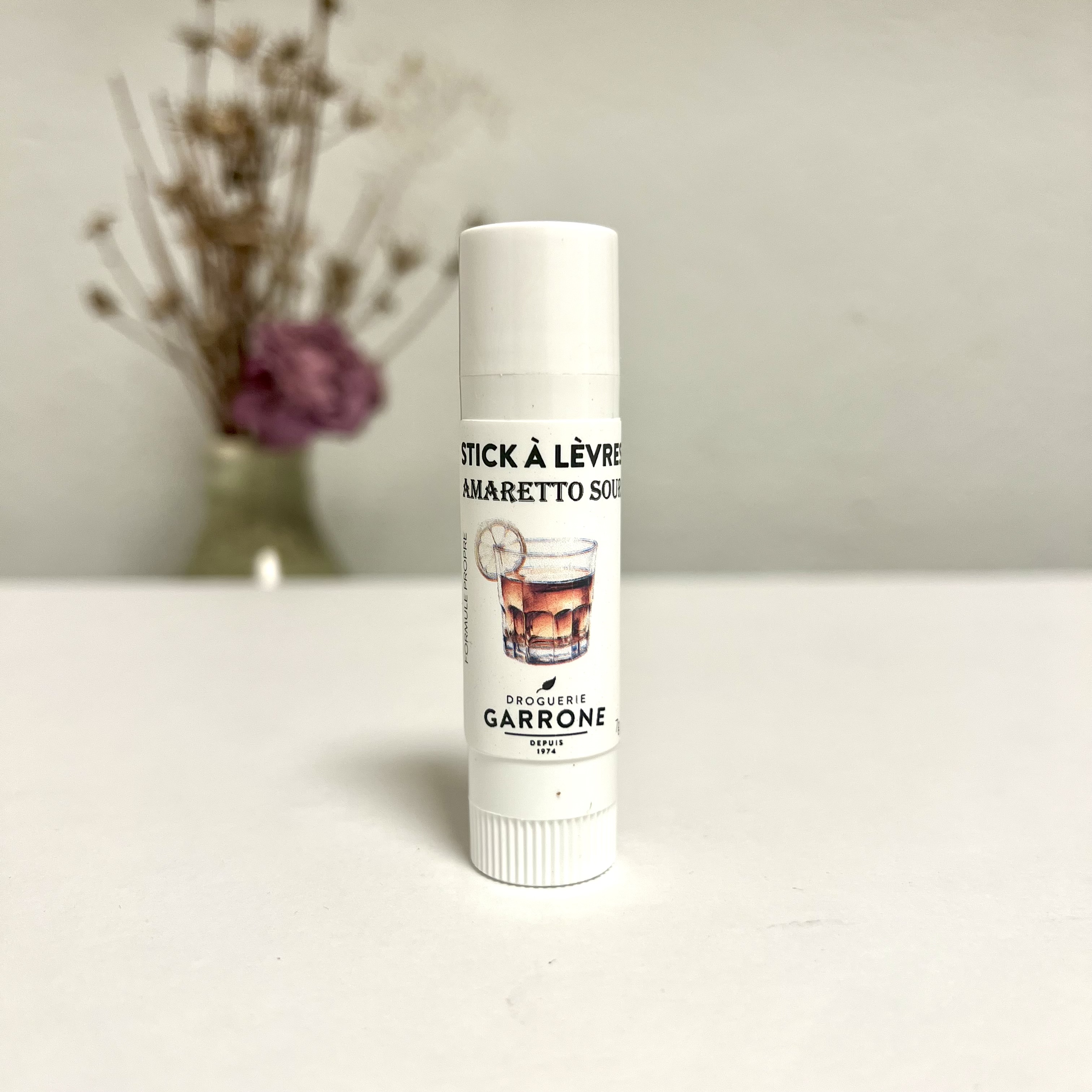 Stick à lèvres maison, saveur Amaretto sour, 7gr