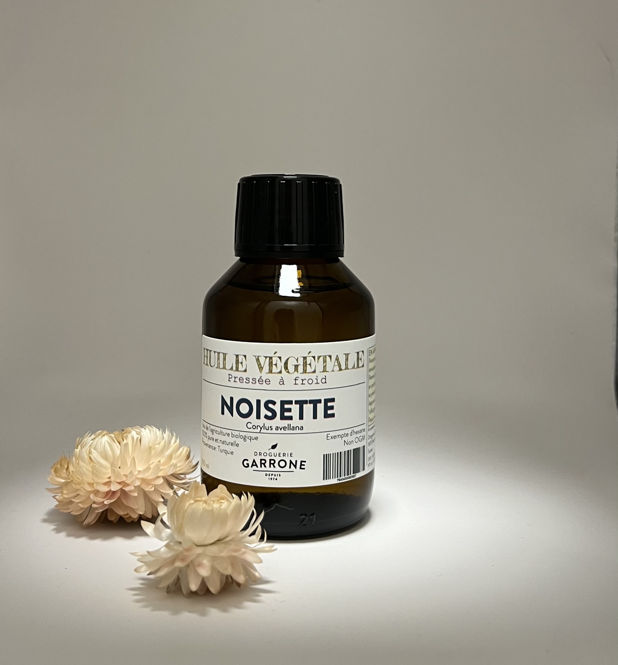 Huile végétale de Noisette, 100ml