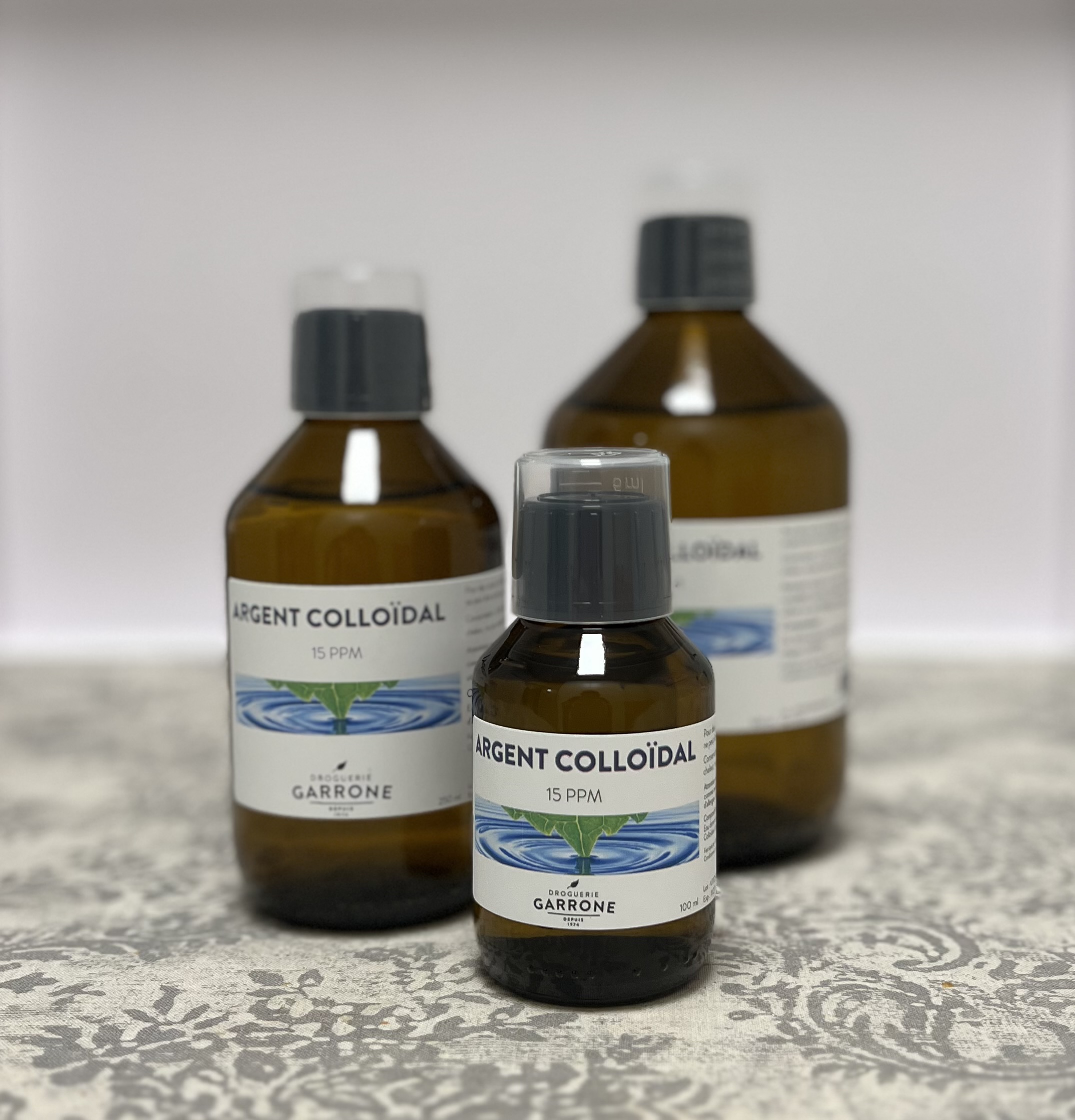 Argent Colloïdal, 100ml, 250ml, 500 ml ou 1000ml