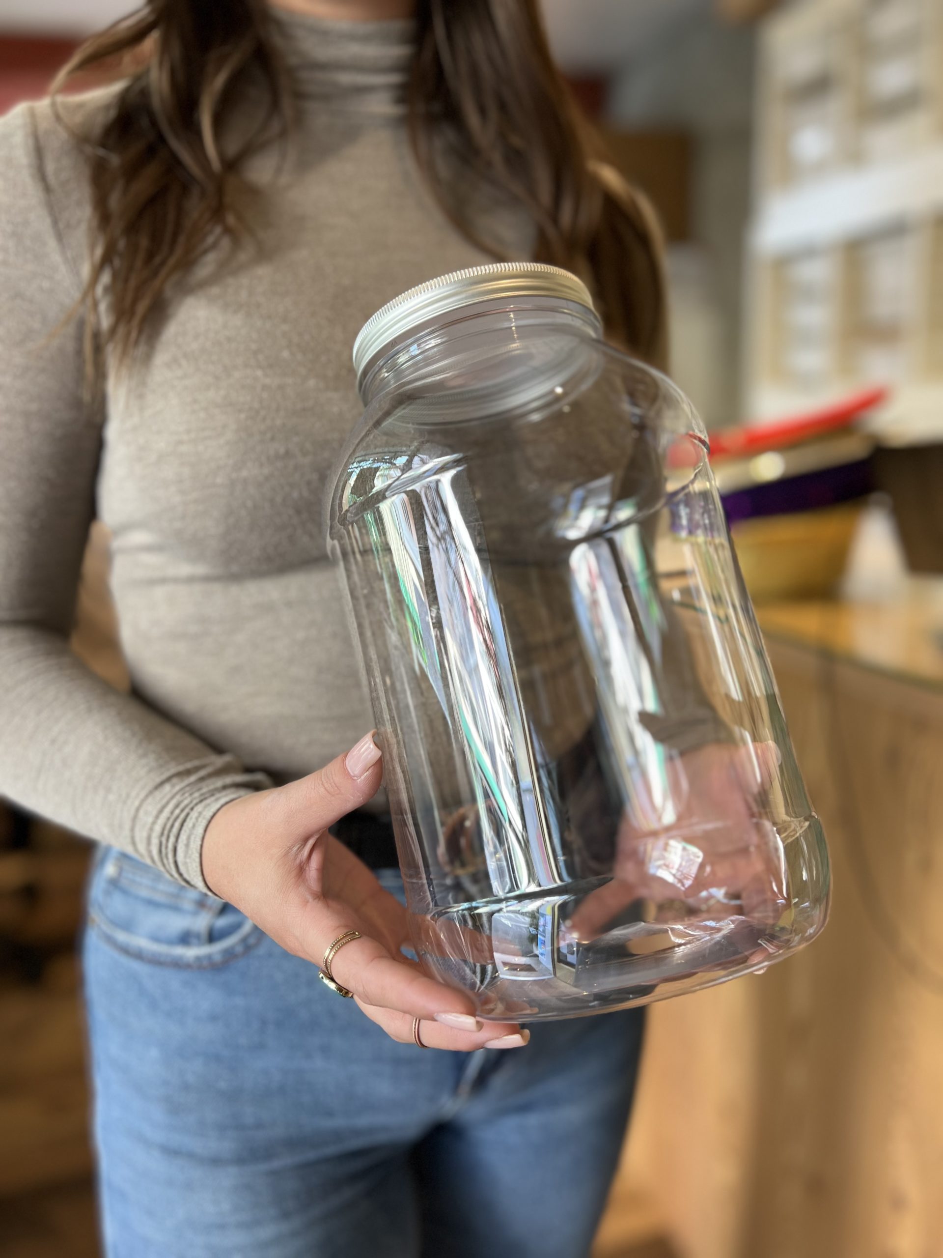 Bocal/Pot en plastique PET 4000 ml – Image 3
