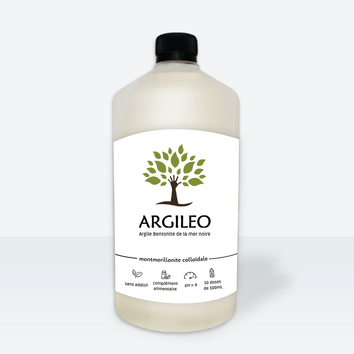 Argileo, Argile Bentonite de la mer noire, 1 litre