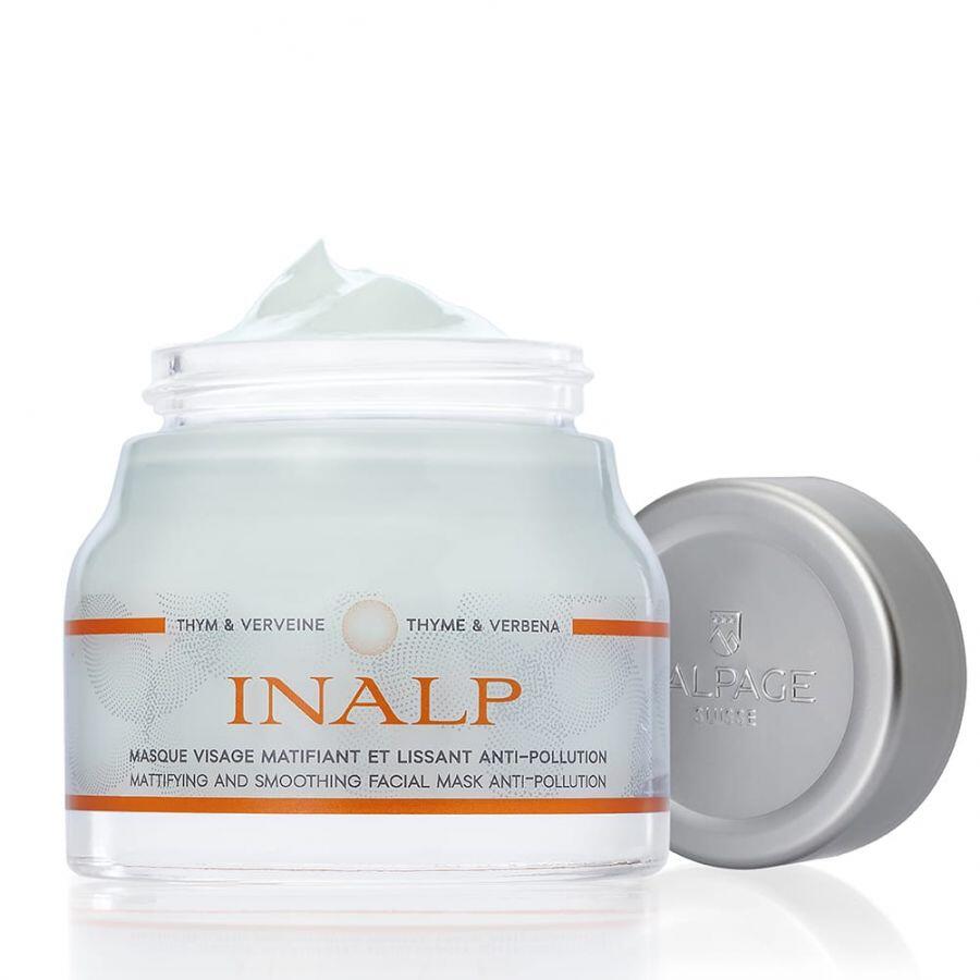 Inalp, Masque Visage Matifiant & Lissant Anti-Pollution