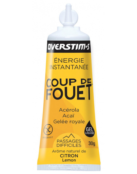 Overstims - Gels énergétiques coup de fouet