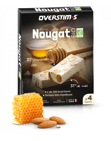 Overstims - Nougat Bio, amande et miel