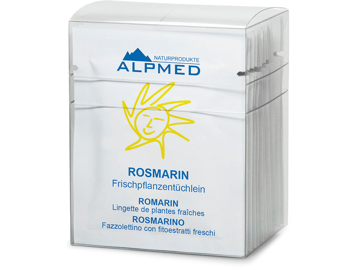 Alpmed, Lingettes de plantes fraîches, Romarin 13 pièces