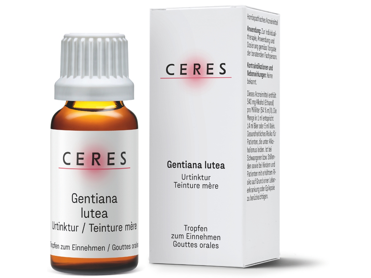 CERES – Gentiana lutea Ø, Gentiane jaune 20ml