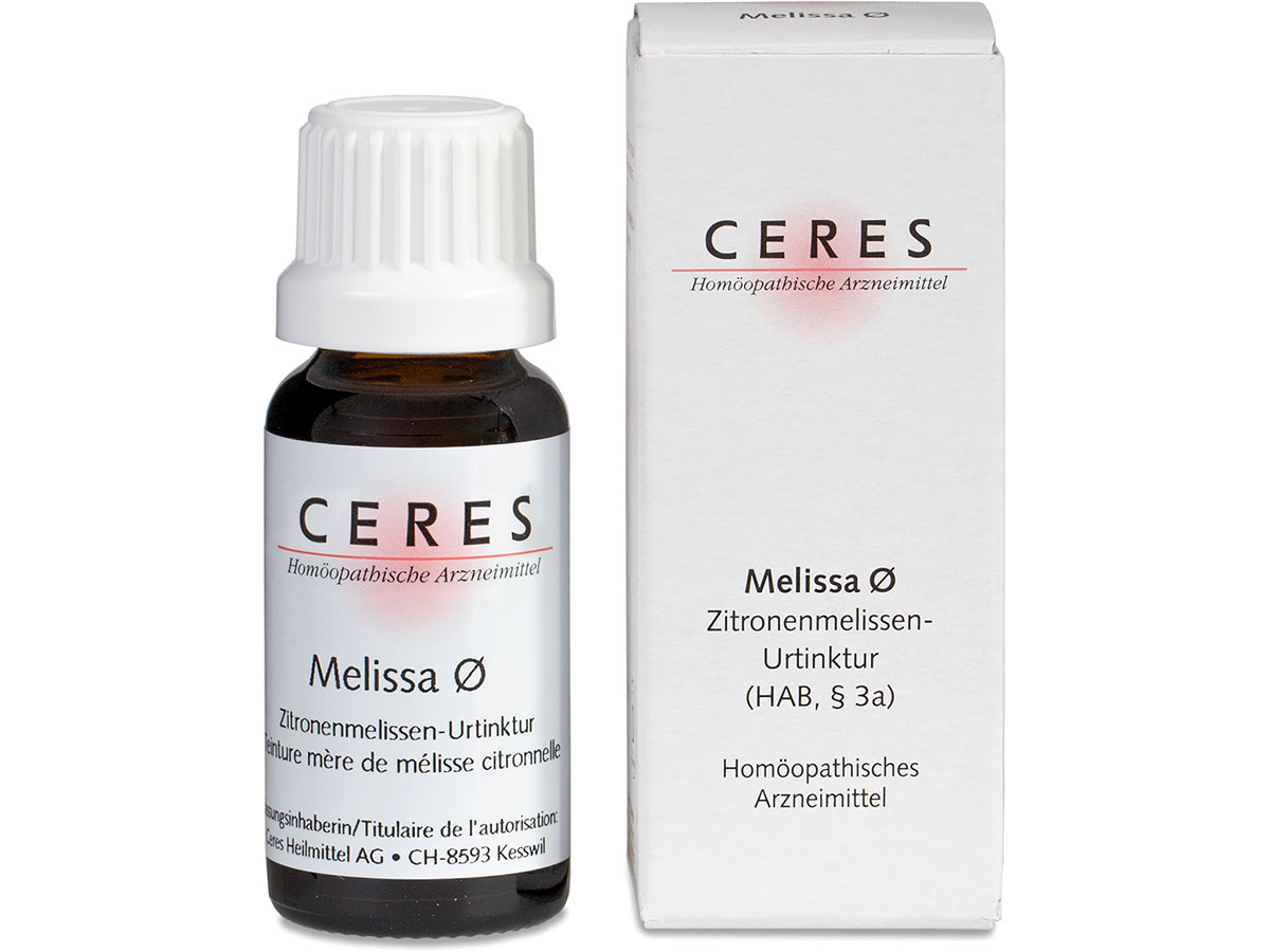 CERES - Melissa Ø, Mélisse Citronnelle, 20ml