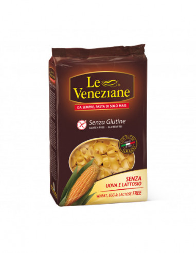Le Veneziane - Pipe Rigate sans gluten, 250gr
