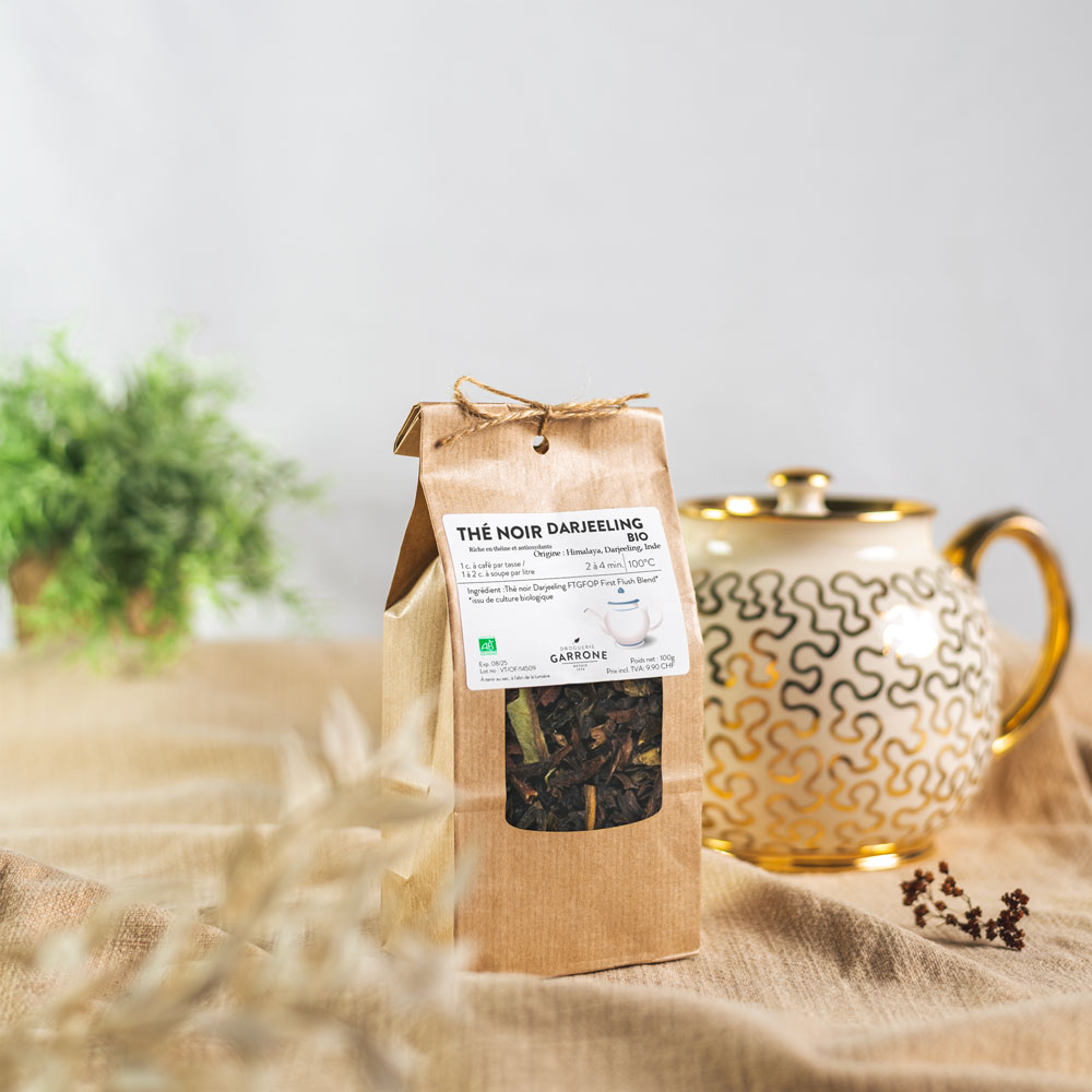 Thé noir Darjeeling, 100gr