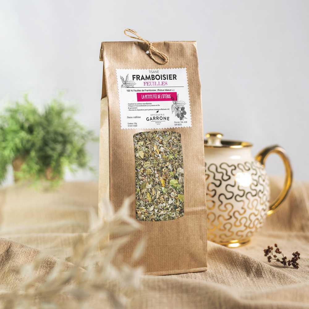 Tisane Feuilles de Framboisier, 50gr