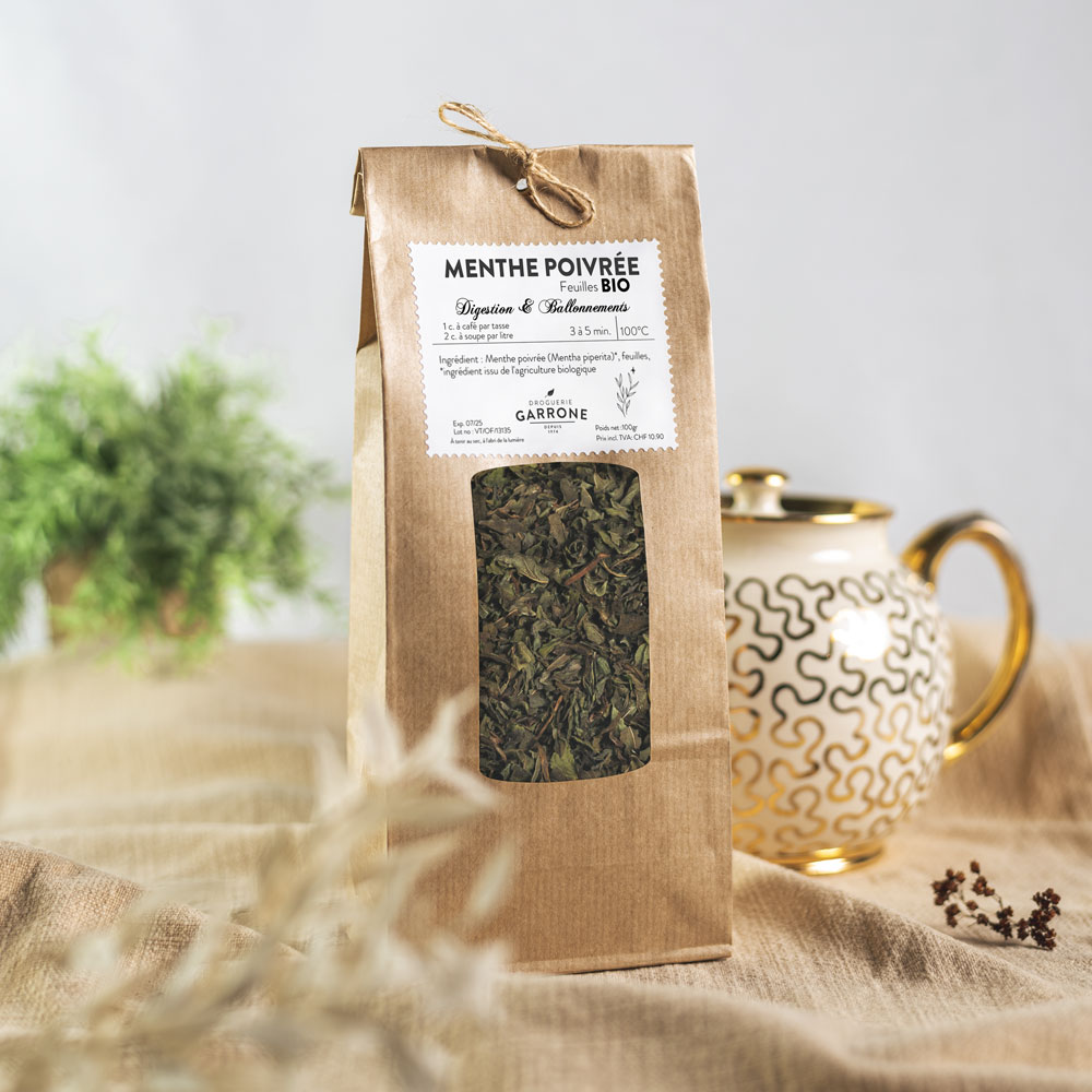 Tisane Menthe Poivrée, 100gr