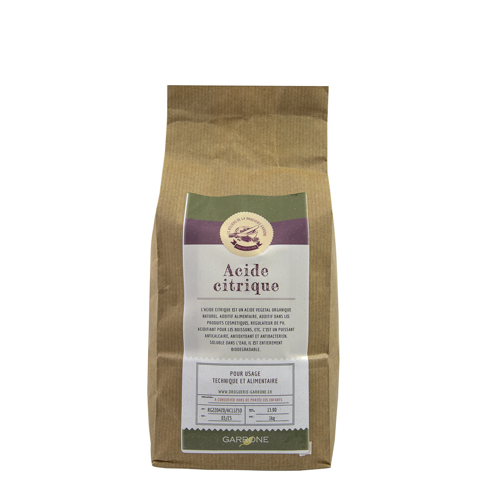 Acide citrique, à partir de 20gr