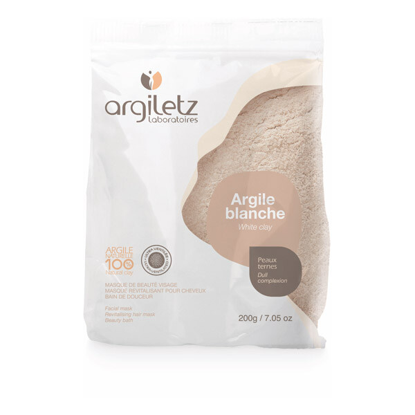 Argile blanche, poudre, 200gr